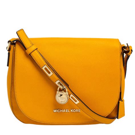 michael kors yellow purse|Michael Kors yellow crossbody purse.